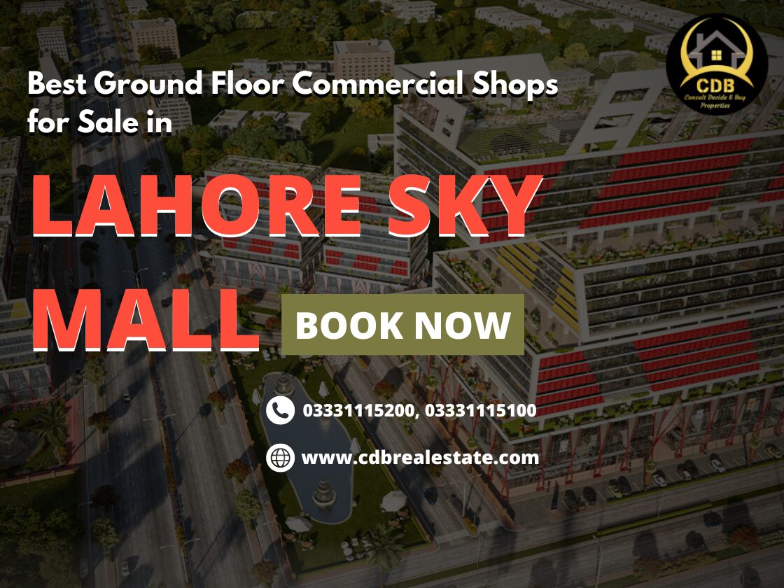 Commercial Shops for Sale in Lahore Sky Mall 