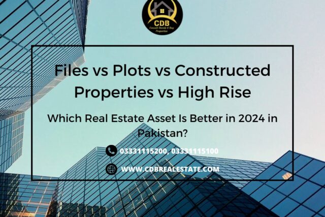 Files vs Plots vs Constructed Properties vs High Rise