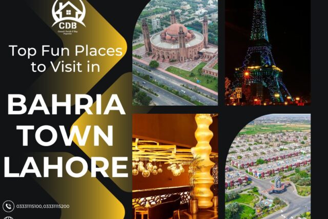 Top Fun Places to Visit in Bahria Town Lahore 