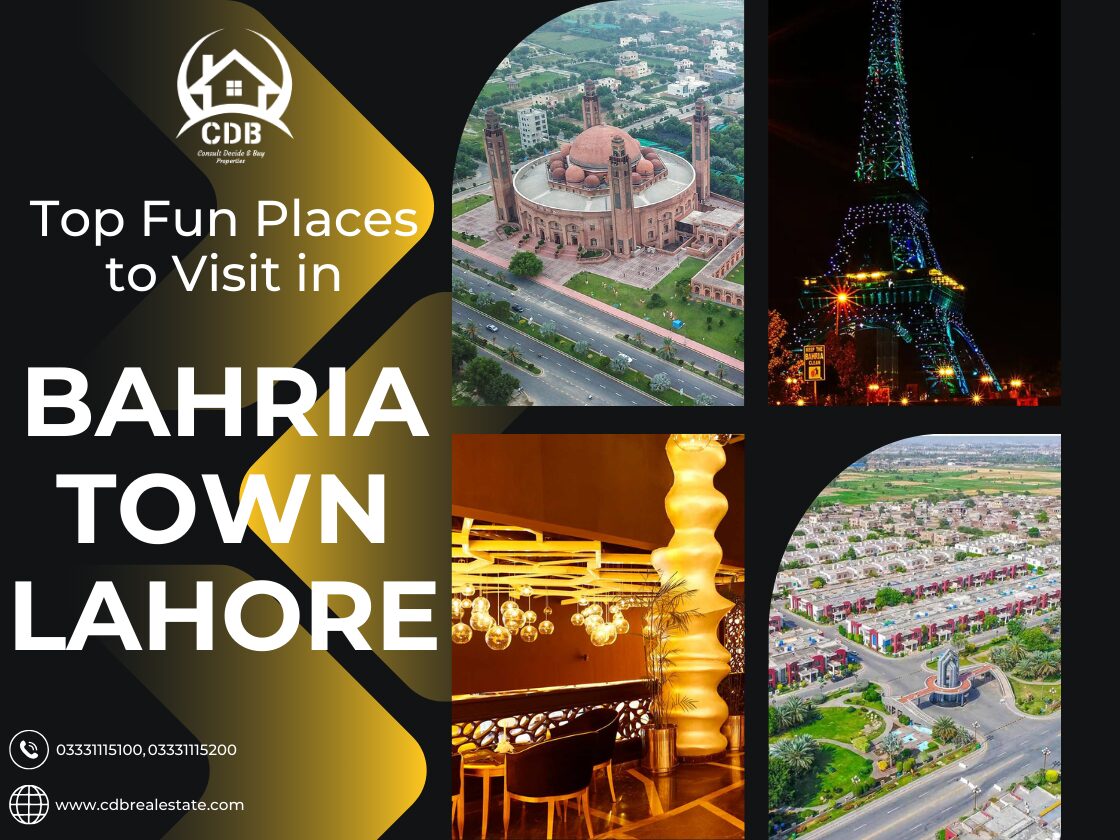 Top Fun Places to Visit in Bahria Town Lahore 