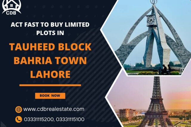 Tauheed Block Bahria Town Lahore