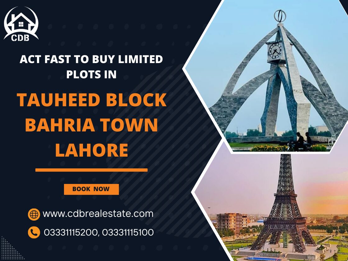 Tauheed Block Bahria Town Lahore