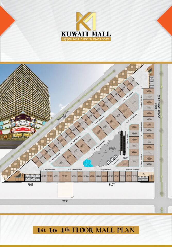 Kuwait Mall - 1st to 4th Floor Mall Plan