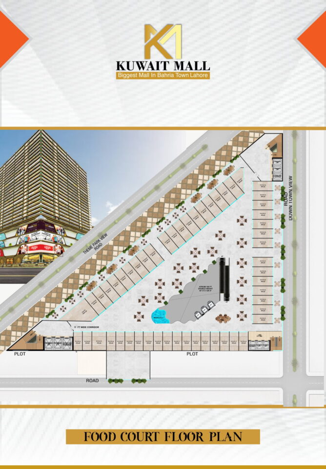 Kuwait Mall - Food Court Floor Plan