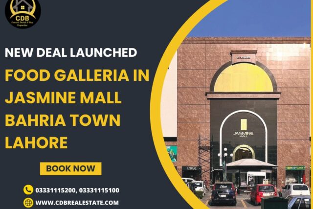 Food Galleria in Jasmine Mall Bahria Town Lahore