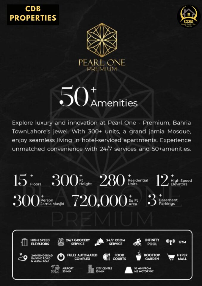 Pearl One Premium Amenities