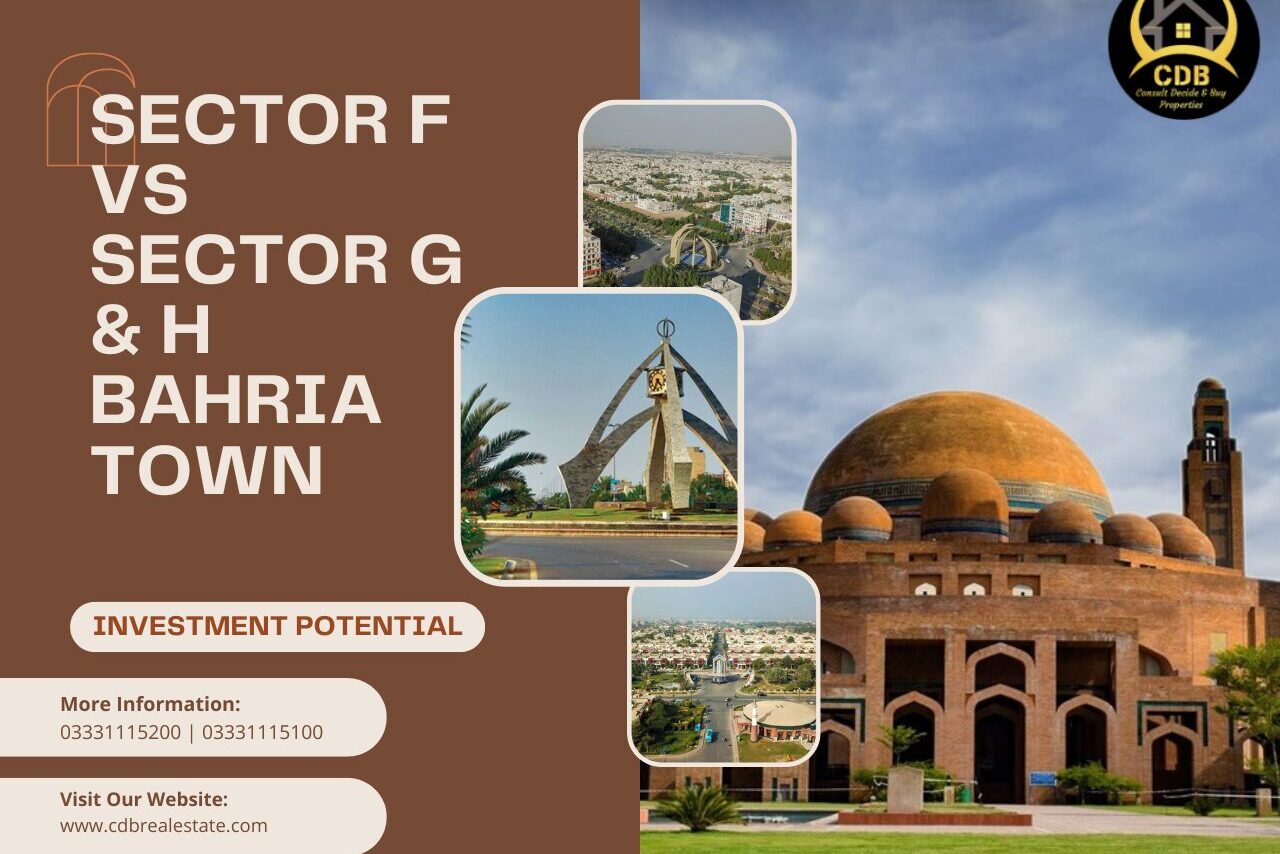 Sector F Bahria Town Vs Sector G and H Which One is Better for Investment?