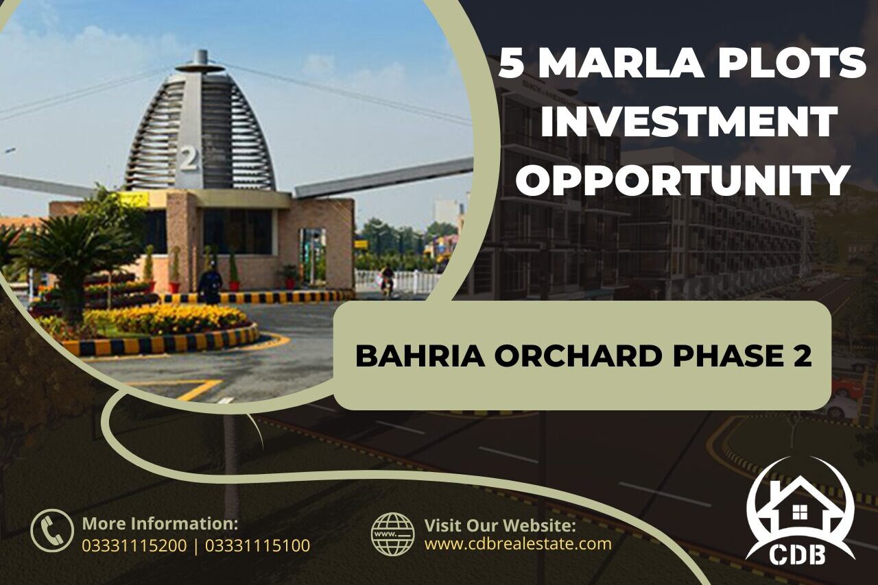 Bahria Orchard Phase 2& 5 Marla Plot Investment Opportunity