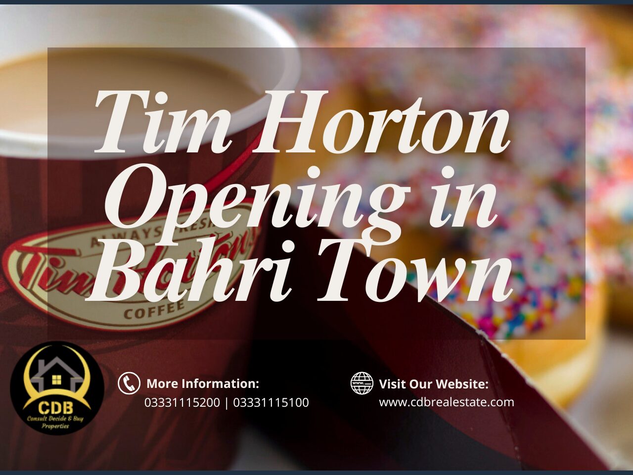 Tim Hortons Debuts In Bahria Town Lahore A Taste Of Canada