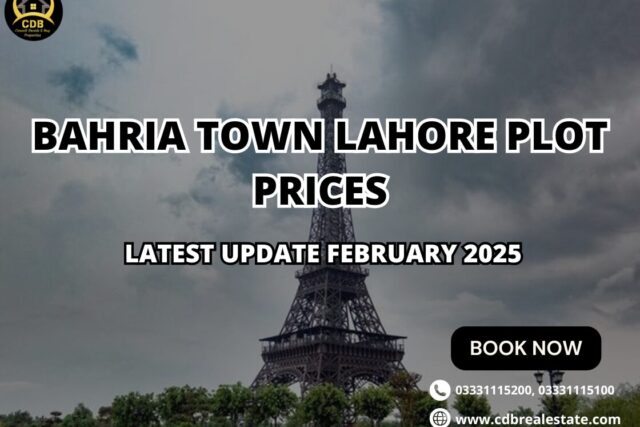 Bahria Town Lahore Plot Prices