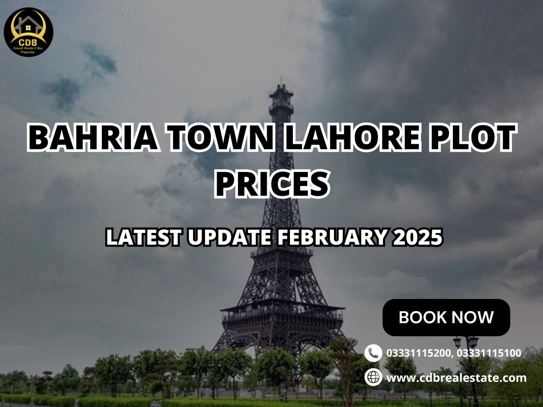 Bahria Town Lahore Plot Prices