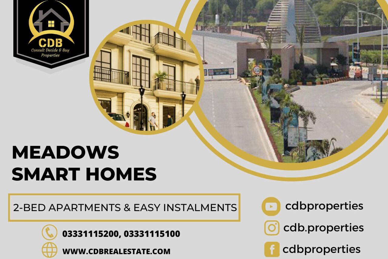 Meadows Smart Homes - 2-Bed Apartments in Bahria Orchard Phase 4