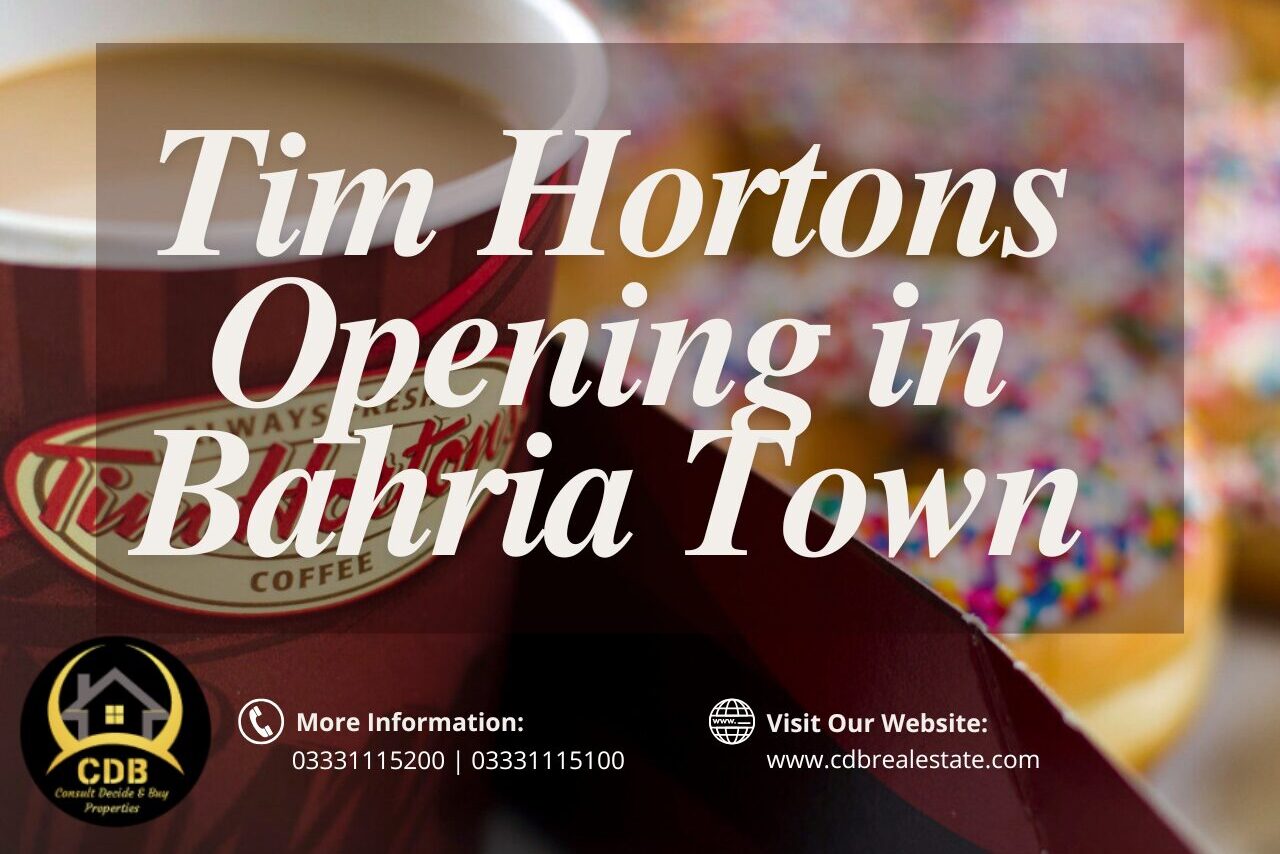 Tim Hortons Opening in Bharia Town