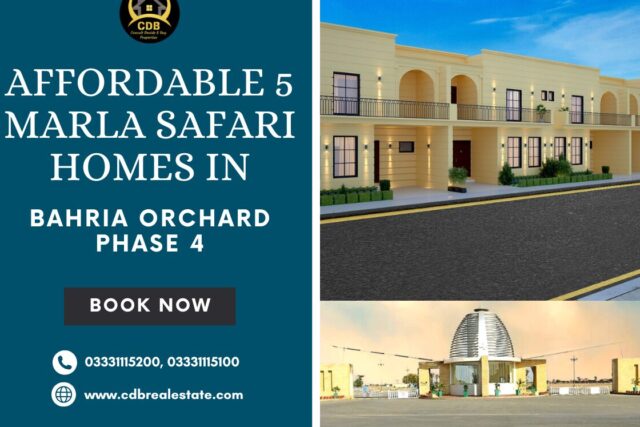 5-Marla Safari Homes in Bahria Orchard Phase 4