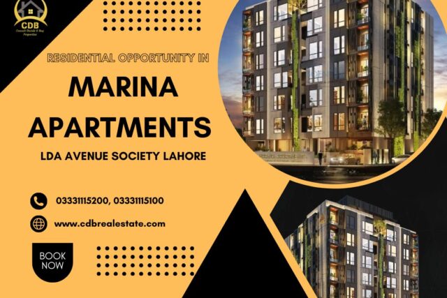 Residential Opportunity in Marina Apartments LDA Avenue Society Lahore