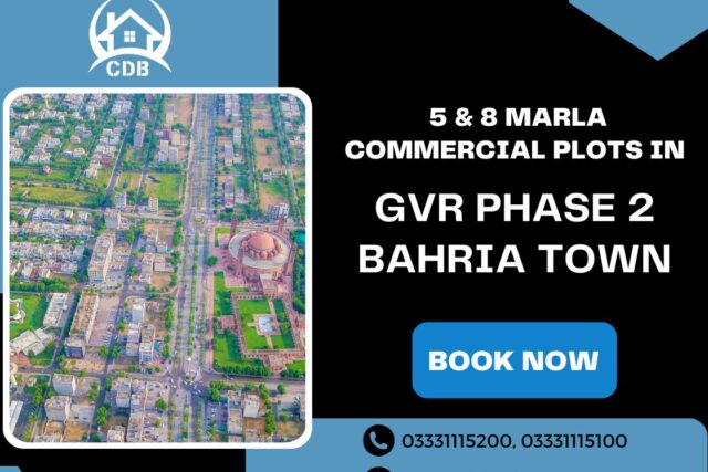 Commercial Plots in GVR Phase 2 Bahria Town