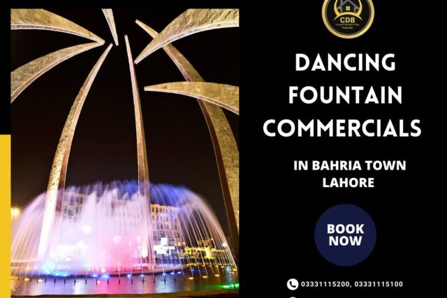 Dancing Fountain Commercials in Bahria Town Lahore