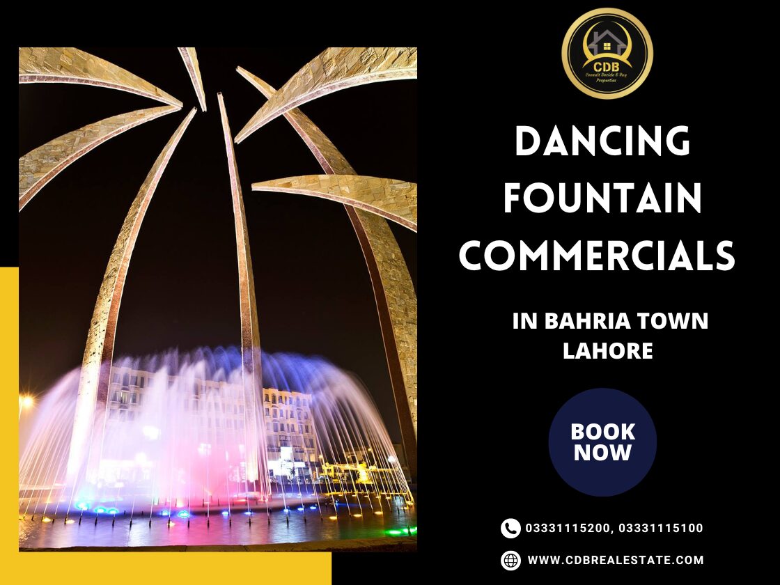 Dancing Fountain Commercials in Bahria Town Lahore