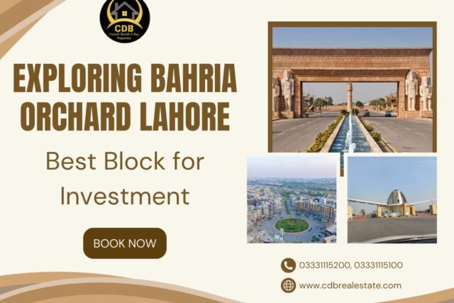 Exploring Bahria Orchard Lahore Bahria Orchard Phase 2 H Block