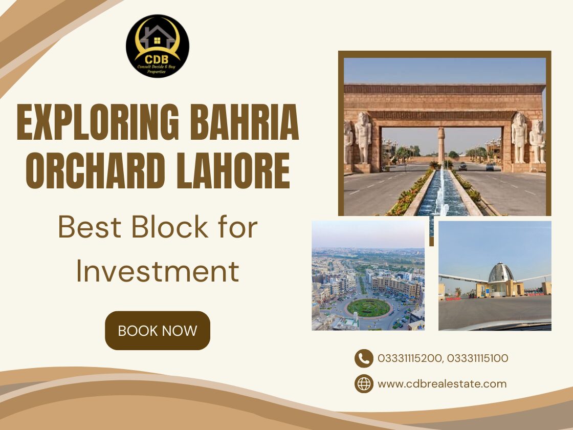 Exploring Bahria Orchard Lahore Bahria Orchard Phase 2 H Block