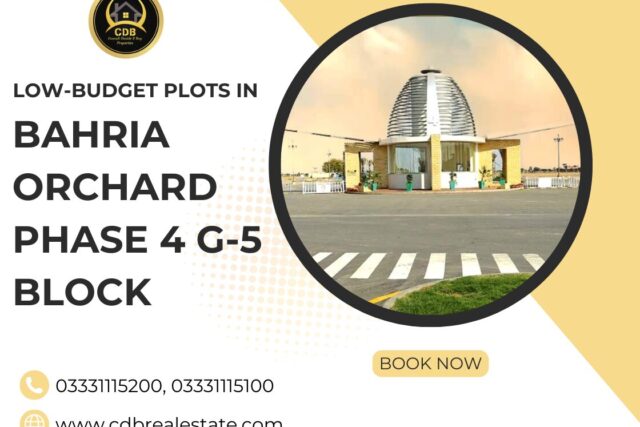 Low-Budget Plots in Bahria Orchard Phase 4 G-5 Block