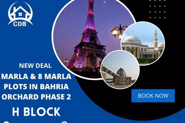 5 Marla & 8 Marla Plots in Bahria Orchard Phase 2 H Block