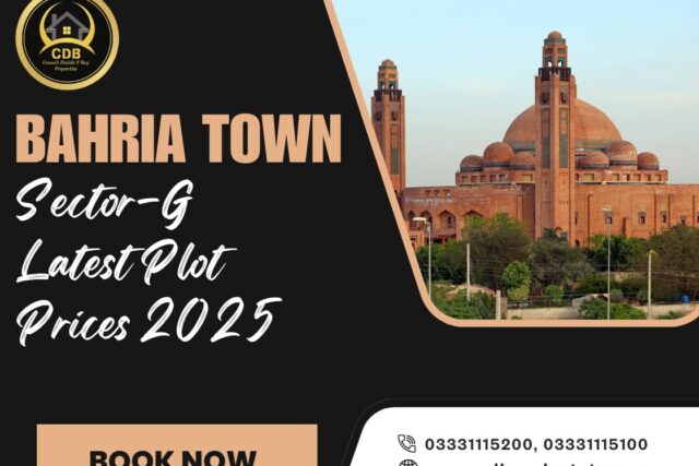 Bahria Town Sector-G Latest Plot Prices 2025