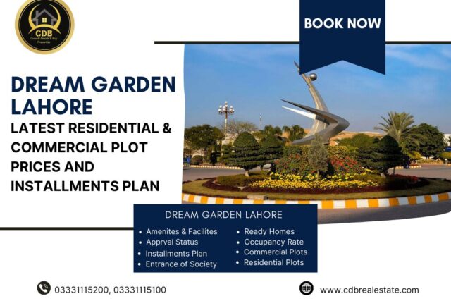 Dream Garden Lahores Latest Residential Commercial Plot Prices and Installments Plan