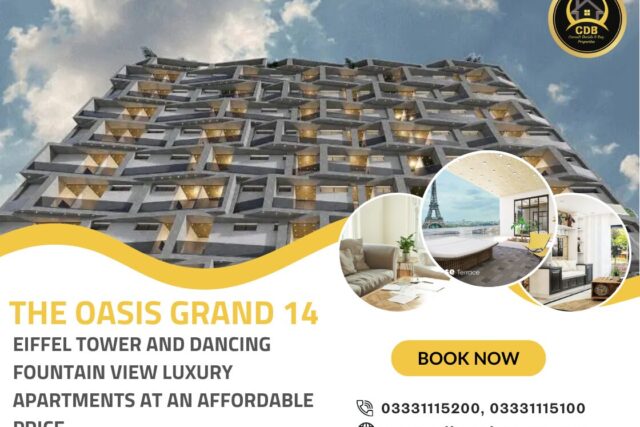 The Oasis Grand 14 Offers the Eiffel Tower and Dancing Fountain View Luxury Apartments at an Affordable Price