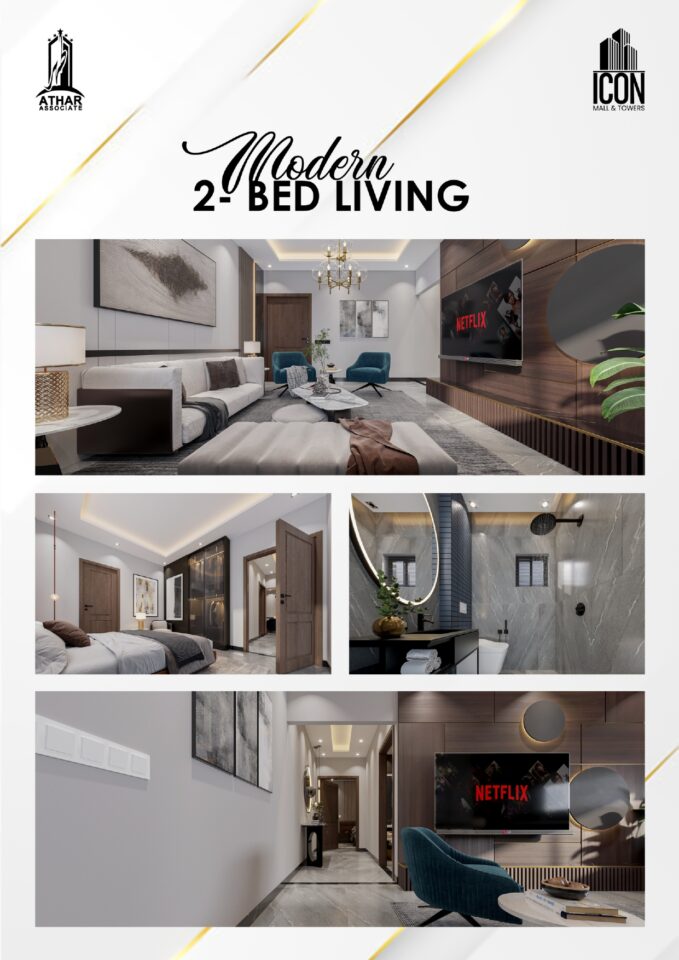 2-Bed Apartments in Icon Mall & Towers