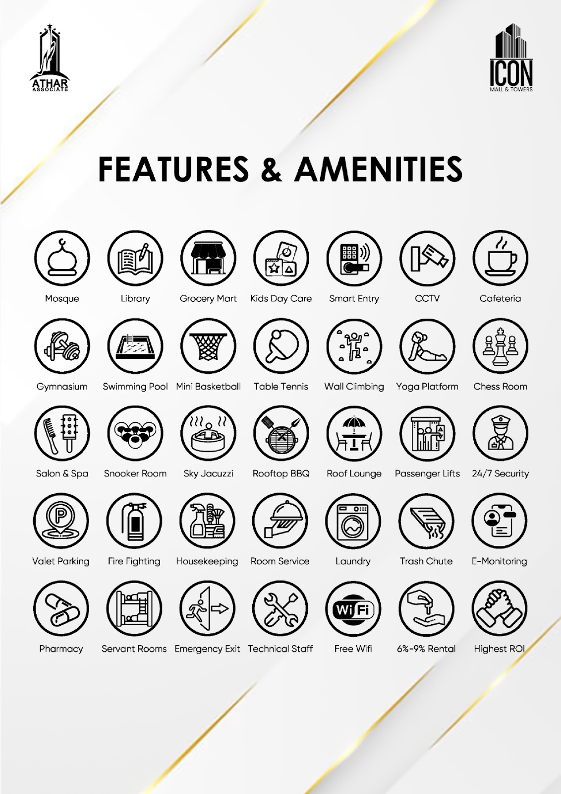 Icon Mall & Towers Amenities