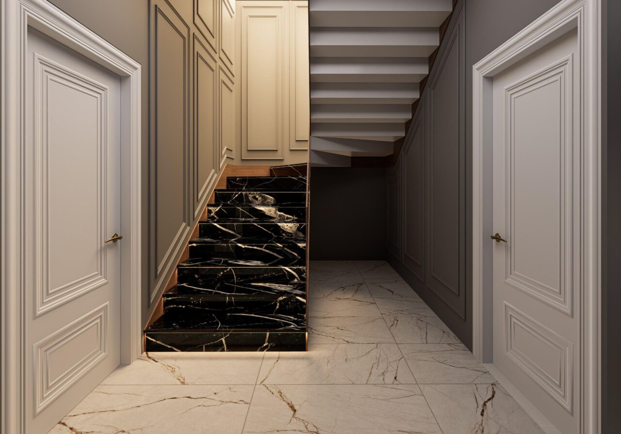 Stairs of 19 Pine Avenue Town Houses