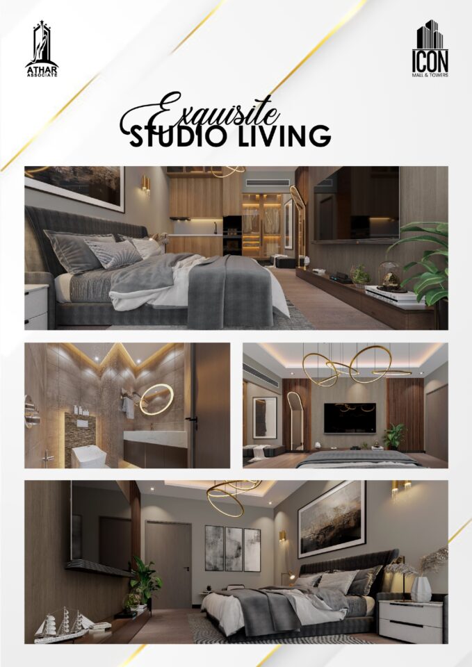 Studio Apartments in Icon Mall & Towers