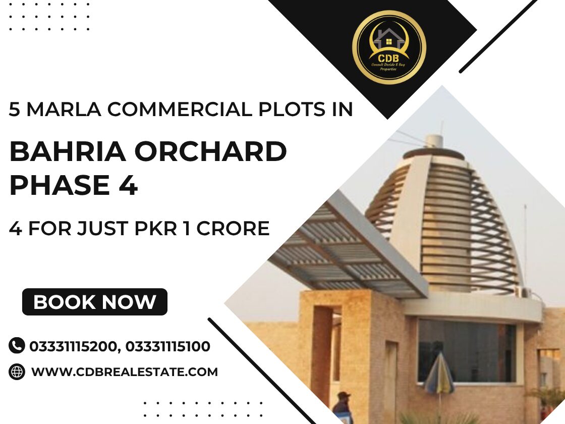 Commercial Plots in Bahria Orchard Phase 4