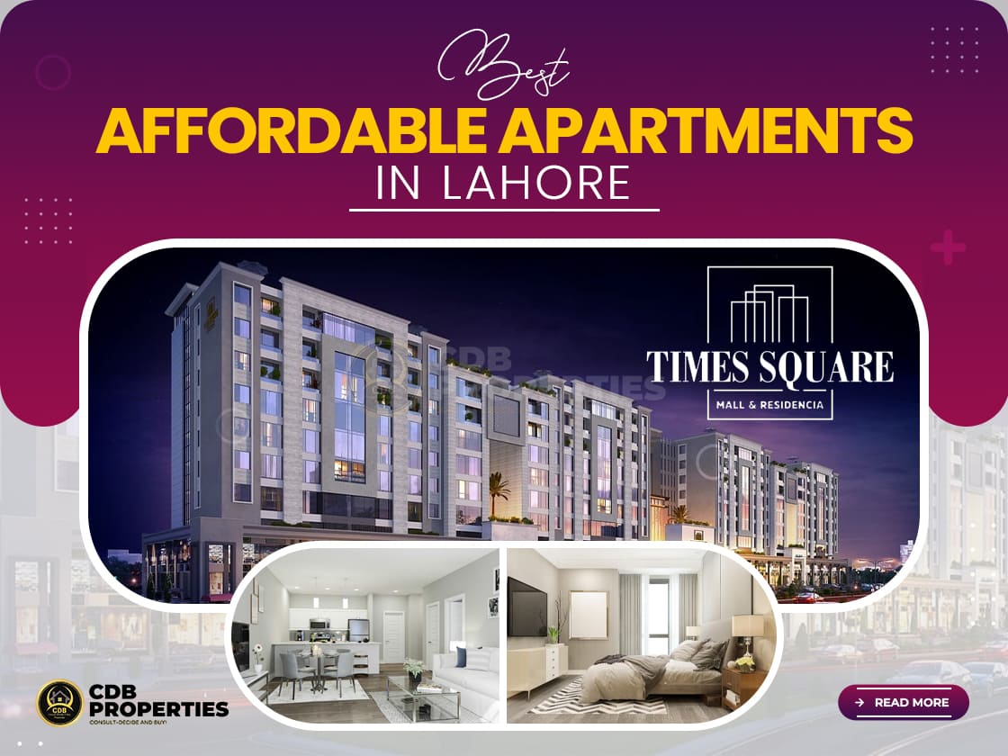 Best Affordable Apartments in Lahore Times Square Mall & Residencia