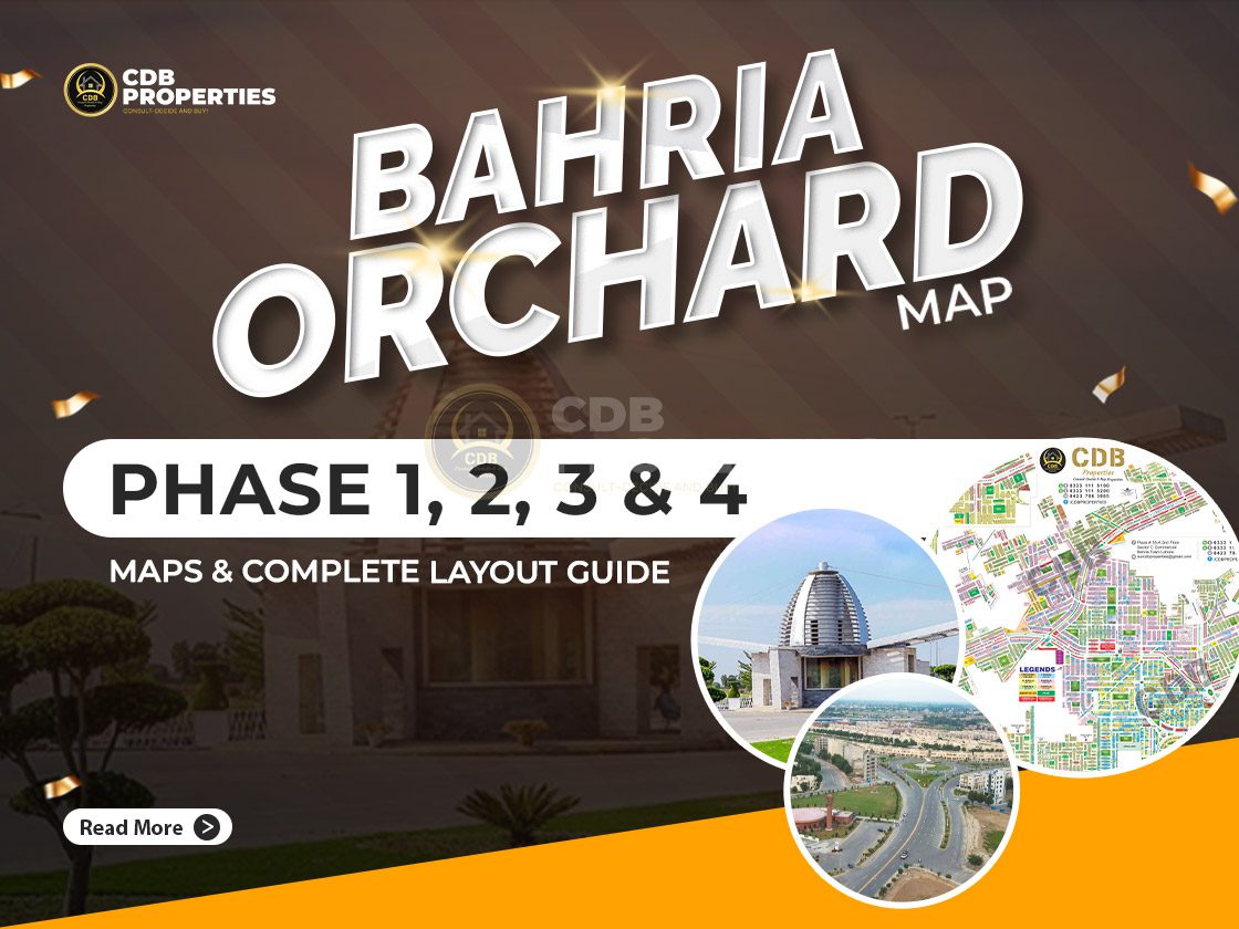 Bahria Orchard Map - Phase 1, 2, 3 & 4 Maps & Complete Layout Guide