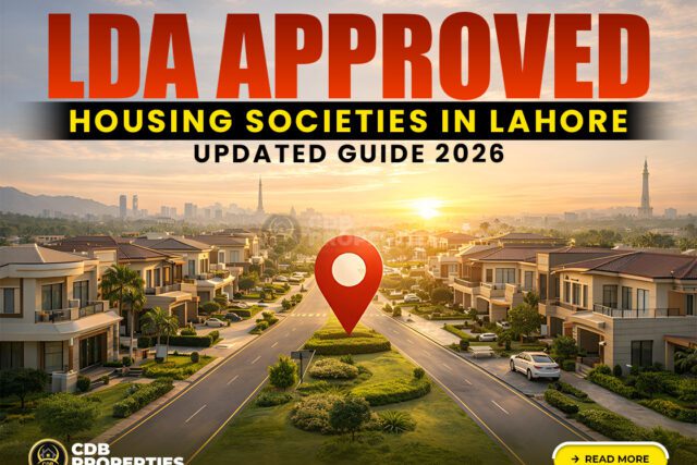 LDA Approved Housing Societies in Lahore – Updated Guide 2026