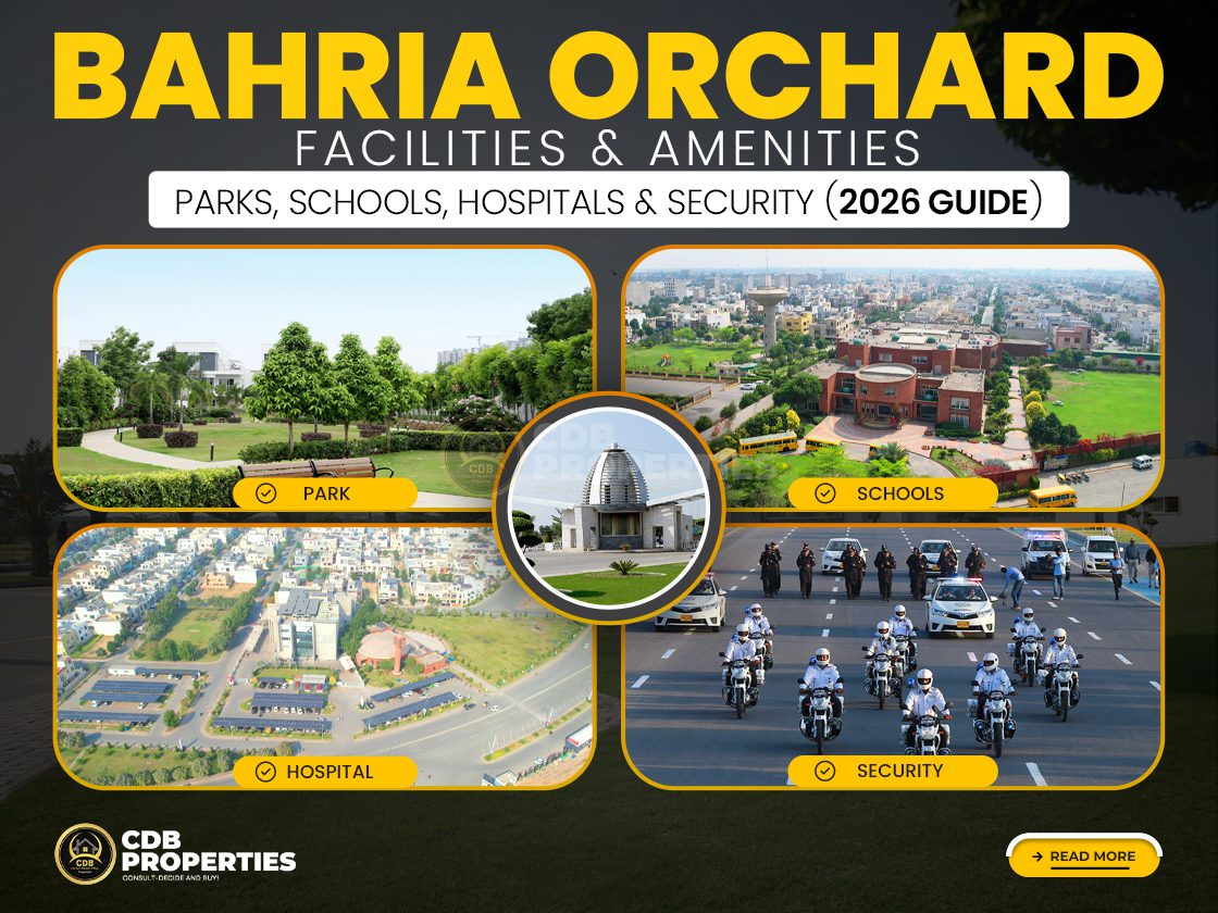 Bahria Orchard Facilities & Amenities – Parks, Schools, Hospitals & Security (2026 Guide)
