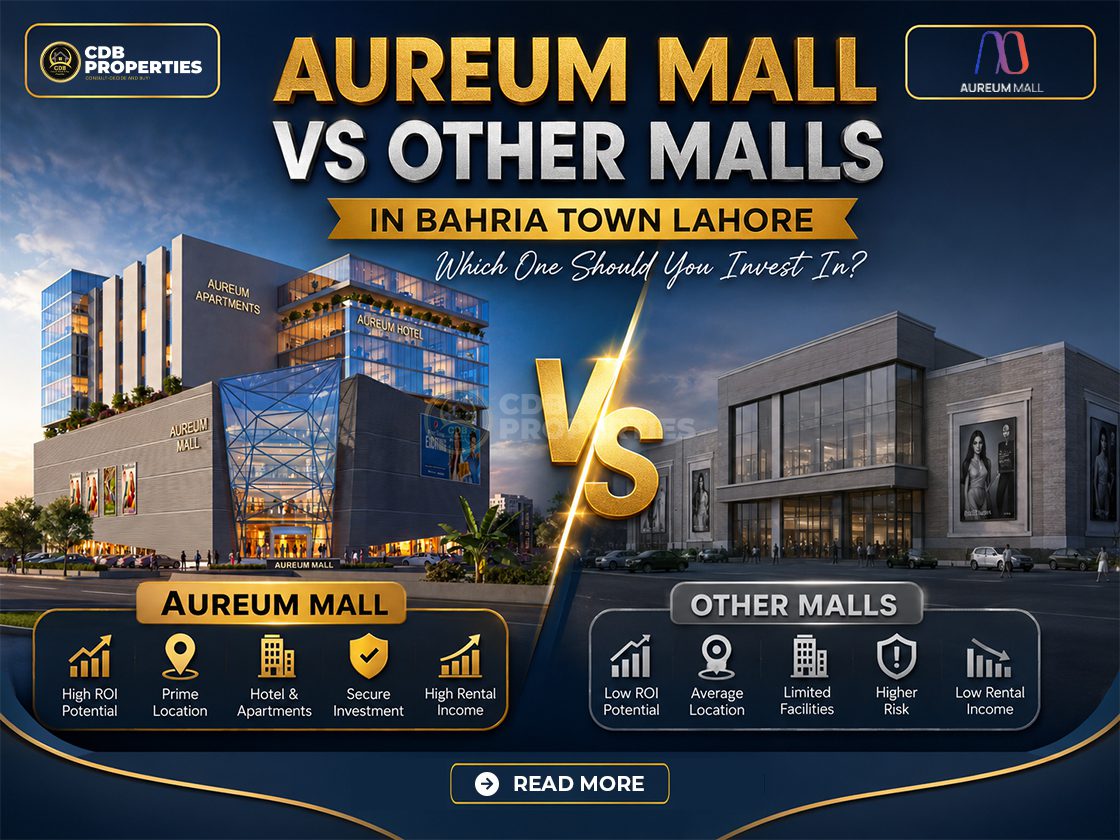 Aureum Mall vs Bahria Town malls