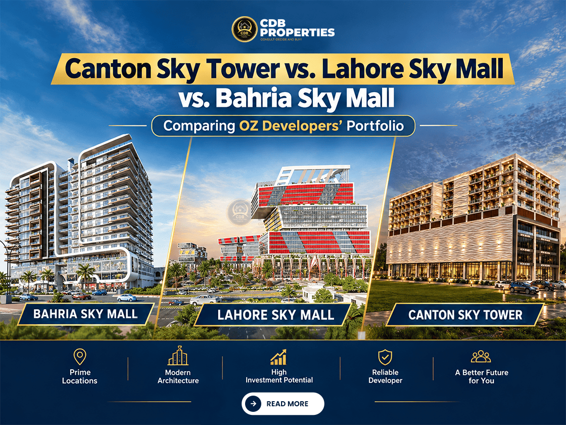 Canton Sky Tower vs. Lahore Sky Mall vs. Bahria Sky Mall (1)
